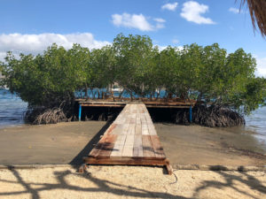 Waterfront bar of Gilan Cottage at Gili Gede